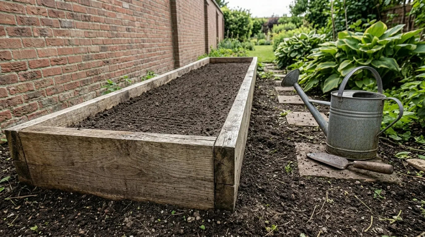 Beet nachher, sauber und frei